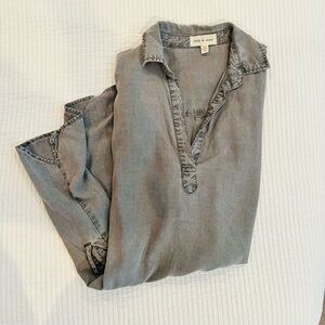 Anthropologie Denim Shirtdress